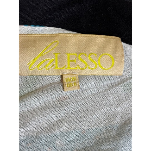 Anthropologie Calesso Maxi Dress V-Neck Open Back Colorful Print Size US 6‎ - Picture 4 of 8